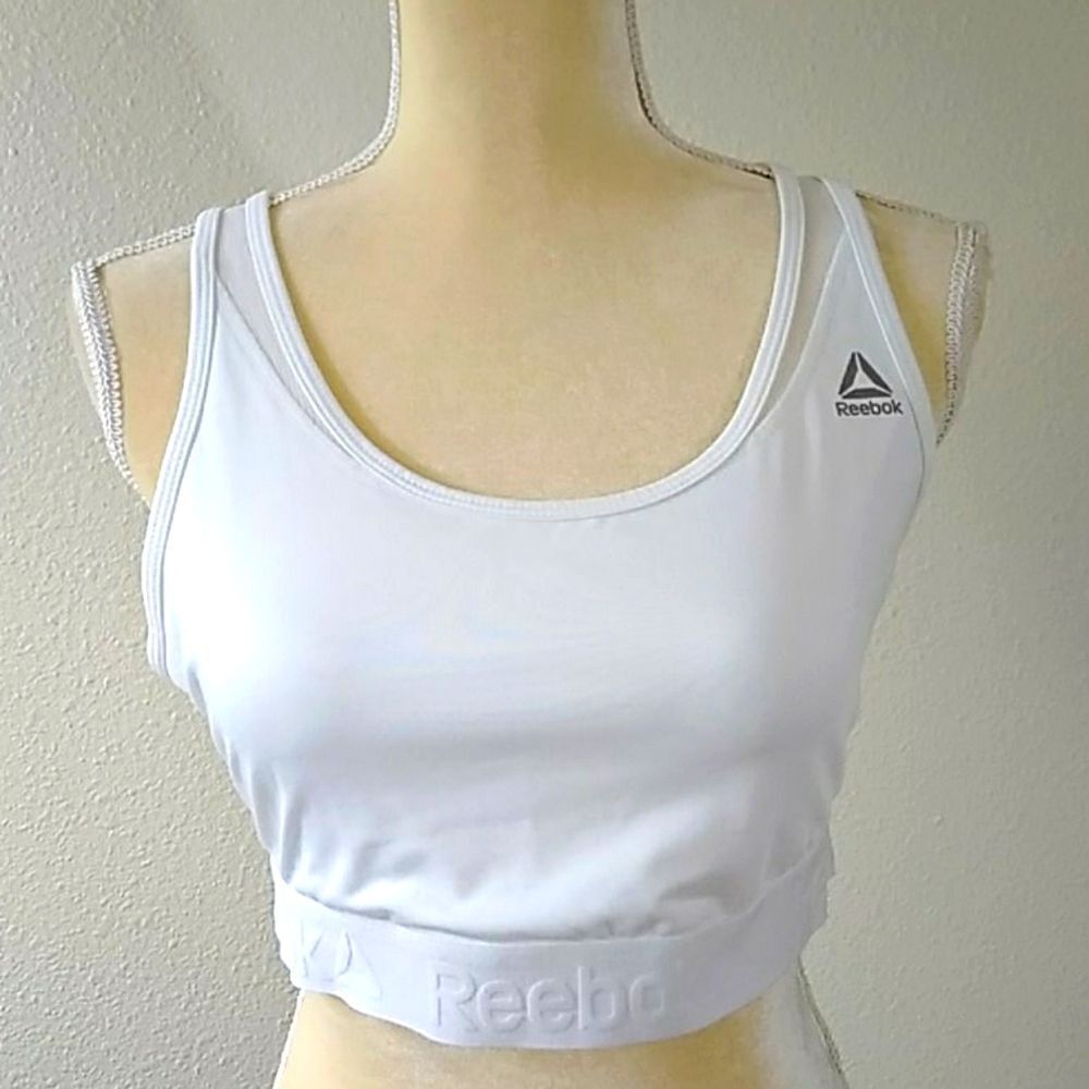 10/$50 Reebok White Sport Bra.